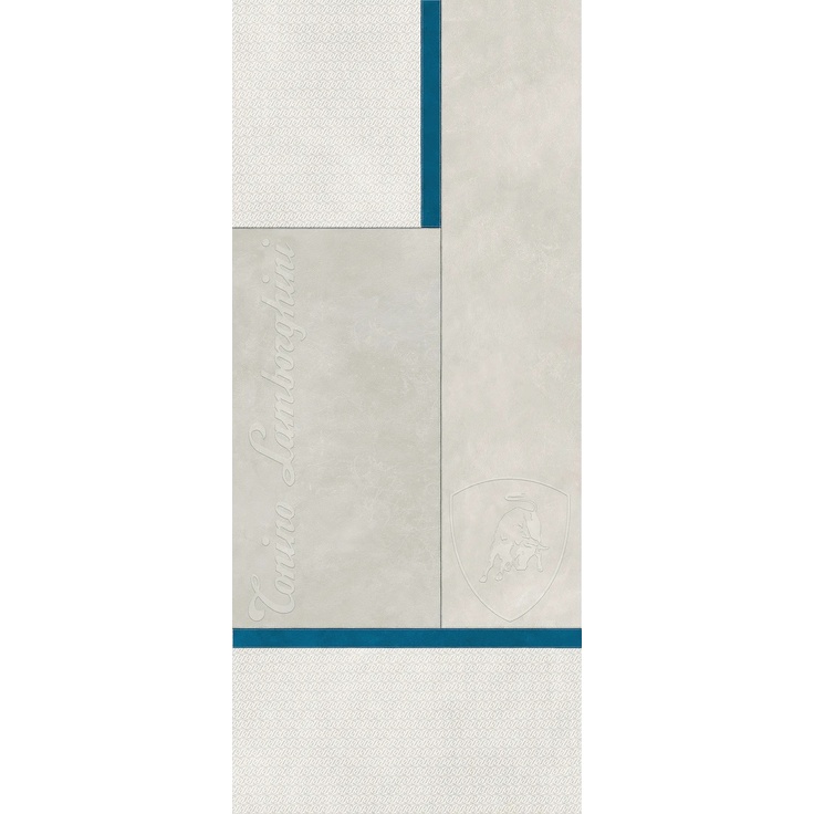 Tonino Lamborghini Korium 167571 White Blue Square Logo Керамогранит 120x280 см, Италия, под кожу - фото 1 Tonino Lamborghini Korium 167571 White Blue Square Logo Керамогранит 120x280 см, Италия, под кожу - фото 1