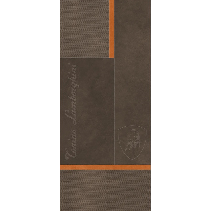 Tonino Lamborghini Korium 167584 Brown Orange Square Logo Керамогранит 120x280 см, Италия, под кожу - фото 1 Tonino Lamborghini Korium 167584 Brown Orange Square Logo Керамогранит 120x280 см, Италия, под кожу - фото 1
