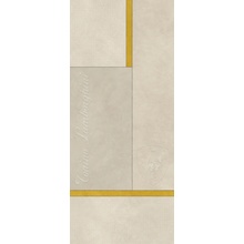 Tonino Lamborghini Korium 167593 Beige Yellow Square Logo Керамогранит 120x280 см, Италия, под кожу  - фото 1 - фото 1