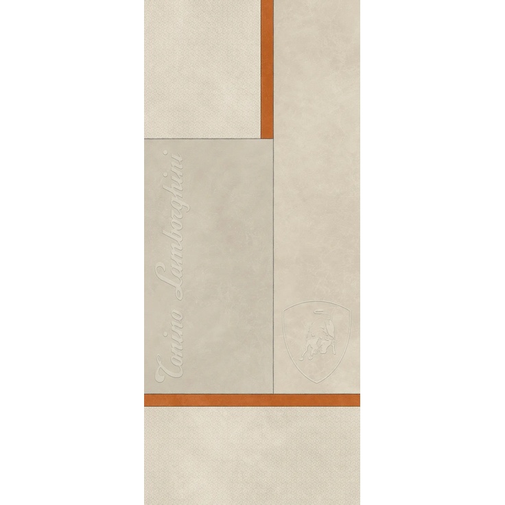 Tonino Lamborghini Korium 167594 Beige Orange Square Logo Керамогранит 120x280 см, Италия, под кожу - фото 1 Tonino Lamborghini Korium 167594 Beige Orange Square Logo Керамогранит 120x280 см, Италия, под кожу - фото 1