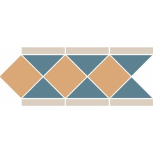 TopCer Aveiro Border Бордюр 19x42,2 см, Португалия, под мозаику - фото 1 - фото 1