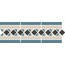 TopCer Borders Samara Бордюр 14,7x42,2 см, Португалия, под мозаику - фото 1