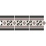TopCer Borders Rostov Бордюр 14,7x42,2 см, Португалия, под мозаику - фото 1