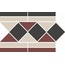TopCer Borders Melbourne 2 A Бордюр 20,1x28 см, Португалия, под мозаику - фото 1