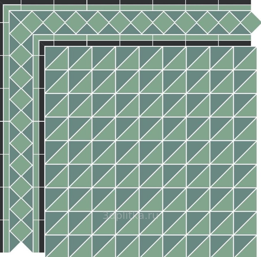 TopCer Melbourne керамогранит, Португалия, под мозаику - фото интерьера 1