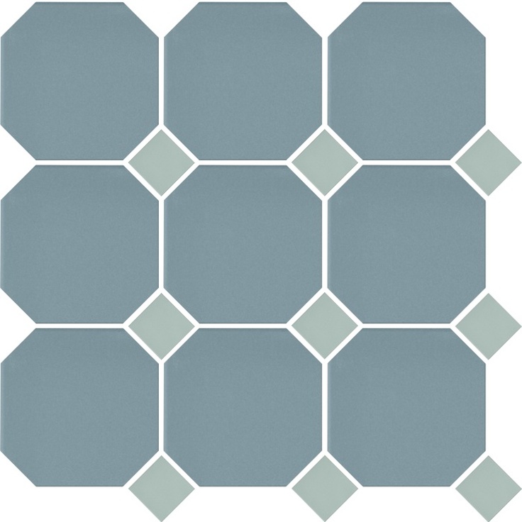 TopCer Octagon 4411OCT13/1C Blue Cobalt  Turquoise Керамогранит 30x30 см, Португалия - фото 1