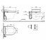 Toto Washlet TCF34120GEU RG Lite с пультом д/у Крышка-сиденье 54x38,3x13 см, Япония - фото 3