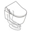 Toto Washlet SHXCK99 Вентиль  3/8 FF Комплект для подключения воды Япония - фото 2