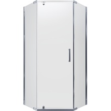 Тритон Дека -Хром 90х90, профиль хром, стекло прозрачное Душевой уголок 88x88x190 см, Россия - фото 1 - фото 1