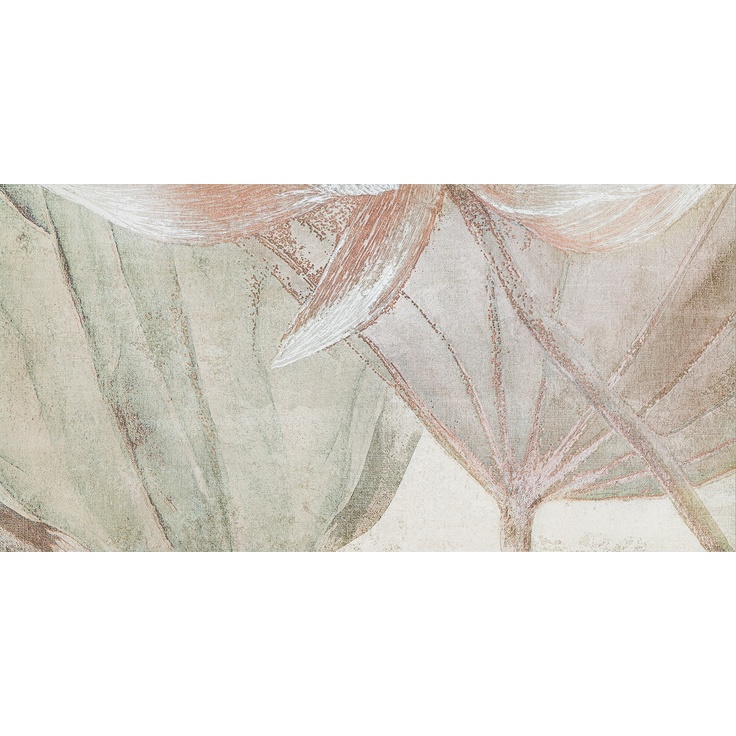 Tubadzin Domino Tortora Element 1 Tortora Flowers A Декор 59,8x119,8 см, Польша, под обои - фото 1 Tubadzin Domino Tortora Element 1 Tortora Flowers A Декор 59,8x119,8 см, Польша, под обои - фото 1