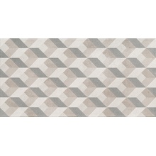 Tubadzin Tempre D- grey Декор 30,8x60,8 см, Польша, под обои  - фото 1 - фото 1