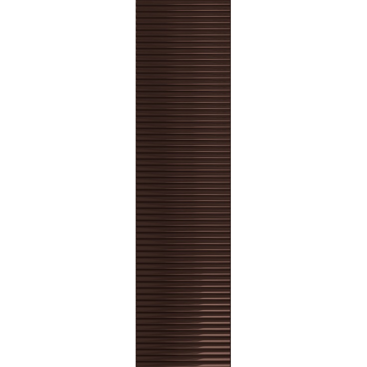 Tubadzin Groove Brown 1 Gloss Настенная плитка 7,8x29,8 см, Польша, под камень - фото 1 Tubadzin Groove Brown 1 Gloss Настенная плитка 7,8x29,8 см, Польша, под камень - фото 1