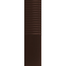Tubadzin Groove Brown 2 Gloss Настенная плитка 7,8x29,8 см, Польша, под камень  - фото 1 - фото 1