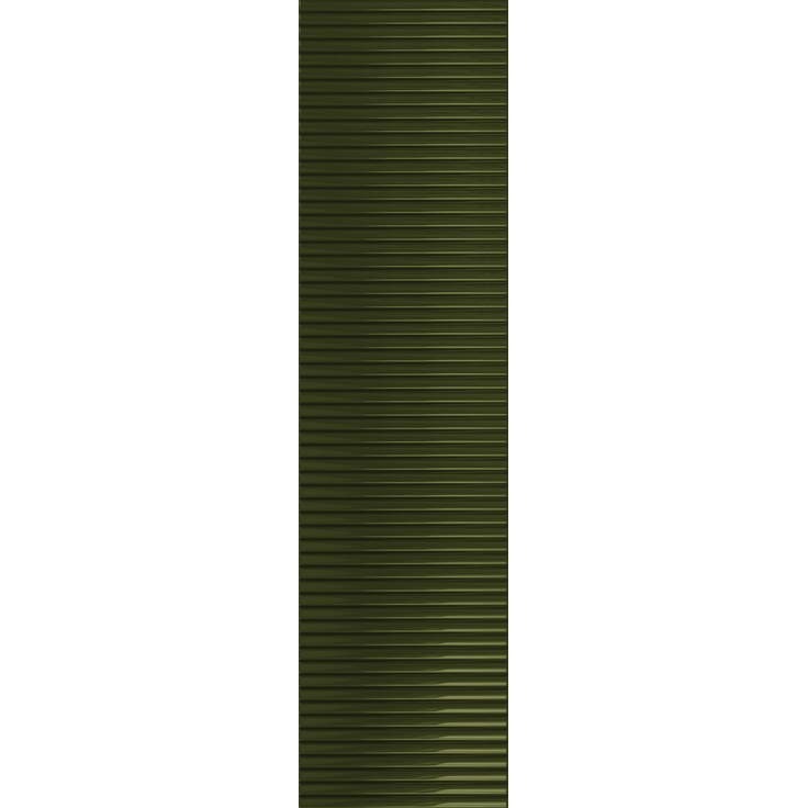Tubadzin Groove Olive 1 Gloss Настенная плитка 7,8x29,8 см, Польша, под камень - фото 1 Tubadzin Groove Olive 1 Gloss Настенная плитка 7,8x29,8 см, Польша, под камень - фото 1