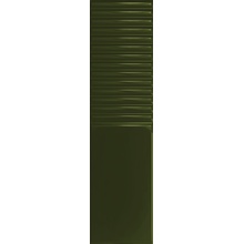 Tubadzin Groove Olive 2 Gloss Настенная плитка 7,8x29,8 см, Польша, под камень  - фото 1 - фото 1