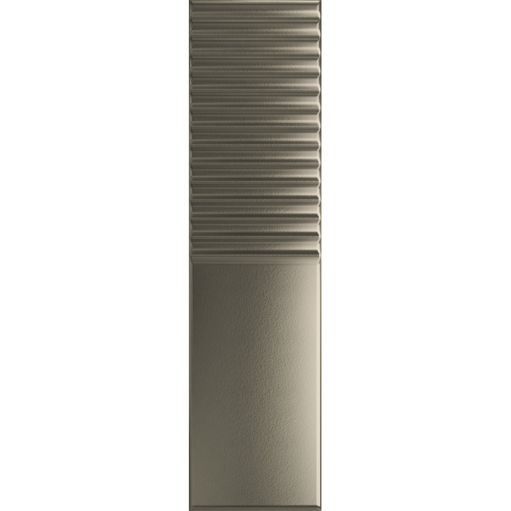 Tubadzin Groove Metallic 2 Gloss Настенная плитка 7,8x29,8 см, Польша, под камень - фото 1 Tubadzin Groove Metallic 2 Gloss Настенная плитка 7,8x29,8 см, Польша, под камень - фото 1