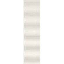 Tubadzin Groove White Sugar 1 Настенная плитка 7,8x29,8 см, Польша, под камень  - фото 1 - фото 1