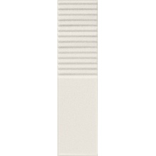 Tubadzin Groove White Sugar 2 Настенная плитка 7,8x29,8 см, Польша, под камень  - фото 1 - фото 1