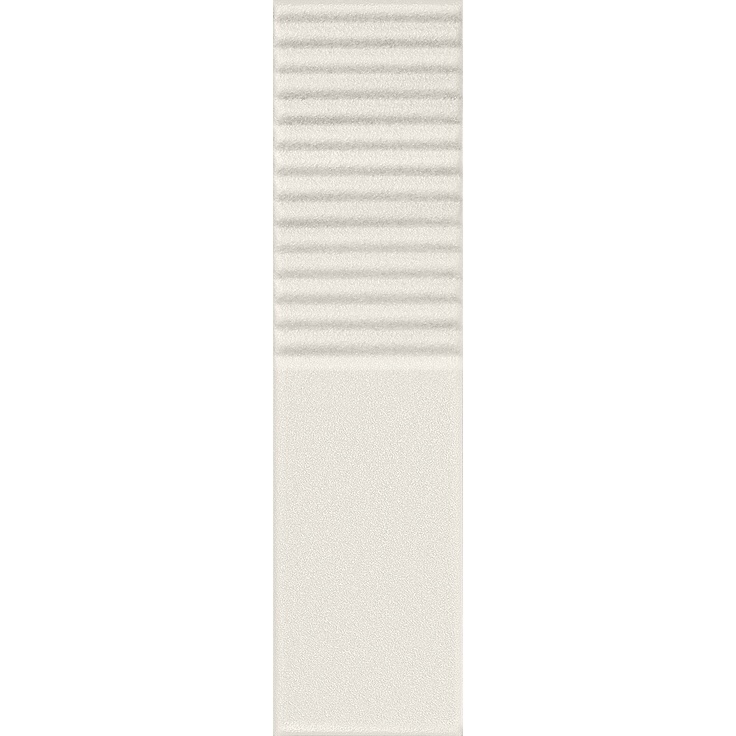 Tubadzin Groove White Sugar 2 Настенная плитка 7,8x29,8 см, Польша, под камень - фото 1 Tubadzin Groove White Sugar 2 Настенная плитка 7,8x29,8 см, Польша, под камень - фото 1