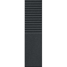 Tubadzin Groove Graphite Sugar 2 Настенная плитка 7,8x29,8 см, Польша, под камень  - фото 1 - фото 1