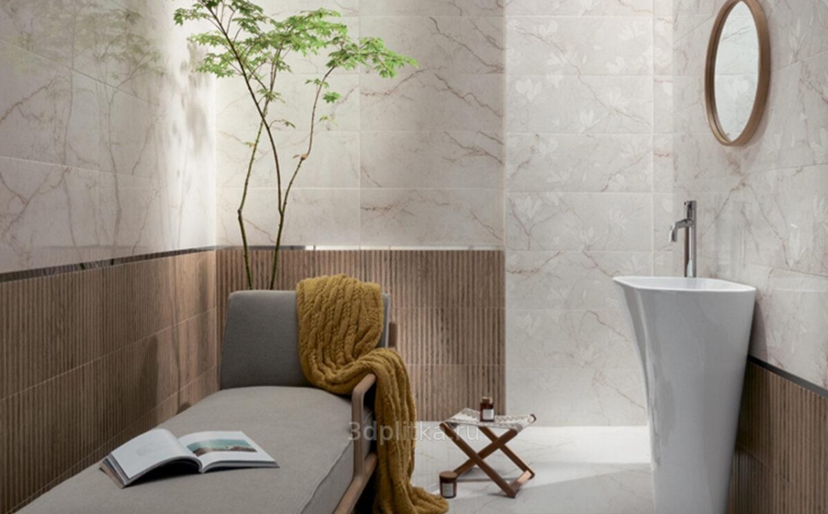 Tubadzin Liberte 29,8x74,8, керамика, Польша, под дерево - фото интерьера 1