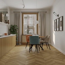 Tulesna Art Chevron 1011-8 Fortuna Каменно-полимерная плитка (SPC) 60x12,7x0,5 см - фото 1 - фото 4