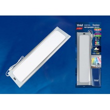 Uniel Silver ULI-F42-7,5W/RGB/RC/DIM SENSOR IP20 SILVER Потолочный светильник 46x12 см, Китай - фото 1 - фото 1