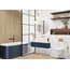 Alma ceramica Onyx Diamond 60x120 см, керамогранит, Россия, под мрамор, полуполированная - фото интерьера 1