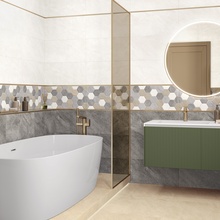 Alma ceramica Savoy 30x60, керамика, Россия, под бетон  - фото интерьера 1 - фото 3