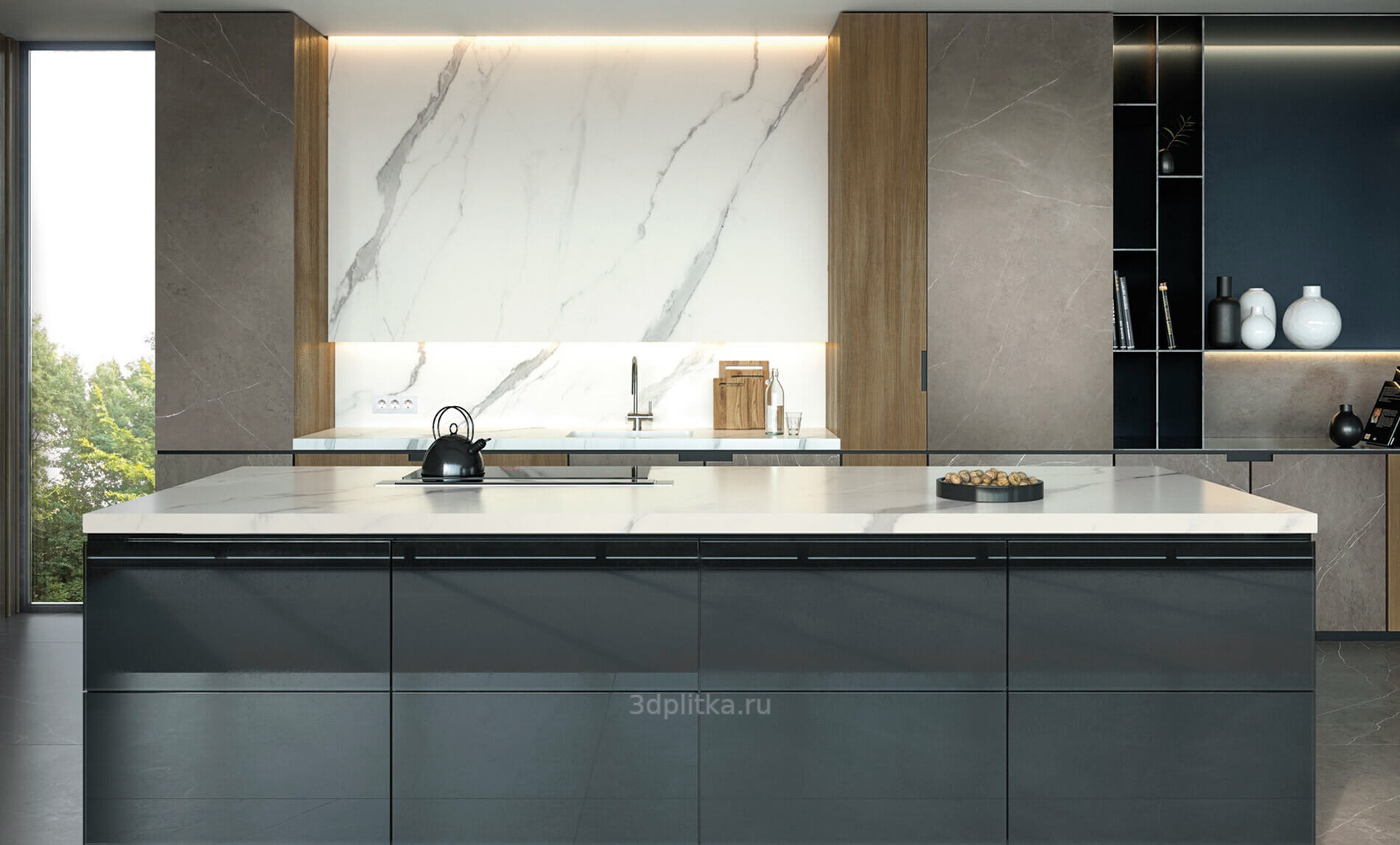 aria white polished