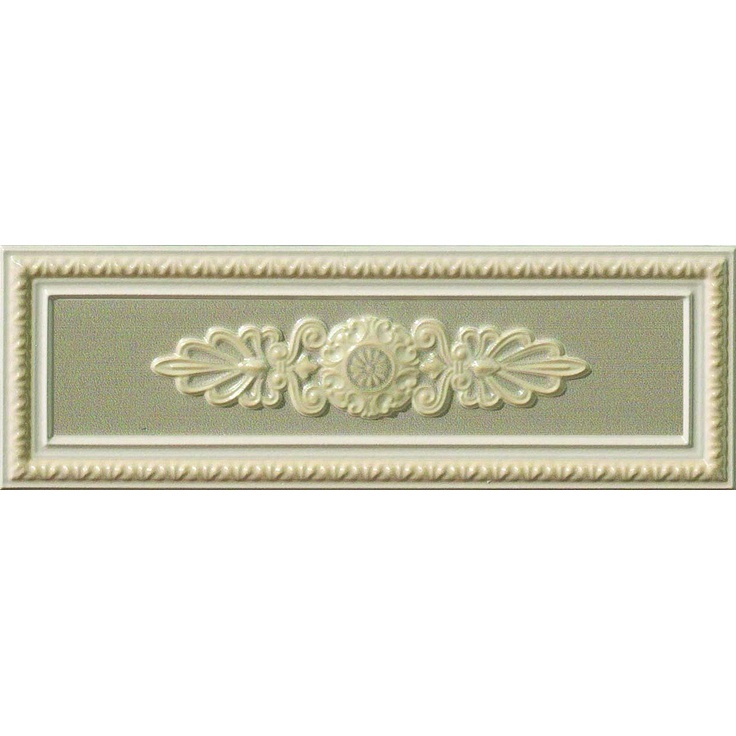 Vallelunga Lirica P17037 Tortora dec cornice Декор 10x30 см, Италия, под камень  - фото 1