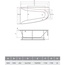 Vayer Boomerang Белая L 170x90 Акриловая ванна 170x90x45 см, Швейцария - фото 10