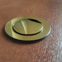 Vega V55К Полуавтомат Золото глянцевое 80 Слив-перелив Италия - фото 1 - фото 3