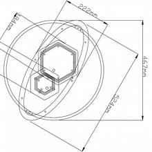 Velante 438 438-327-04 Потолочный светильник 57x48x6 см, Италия - фото 1 - фото 3