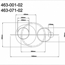 Velante 463 463-071-02 Настенный светильник 100x50 см, Италия - фото 1 - фото 3