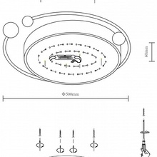 Velante Velante 435-307-02 Потолочный светильник Италия - фото 1 - фото 3