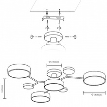 Velante Velante 446-007-04 Люстра потолочная Италия - фото 1 - фото 3