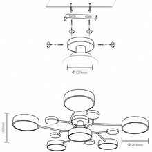 Velante Velante 446-007-06 Люстра потолочная Италия - фото 1 - фото 3