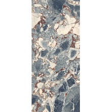 Versace Ceramics Harmony 0020817 Ocean Blue Lux 3D Керамогранит 120x280 см, Италия, под мрамор - фото 1 - фото 1