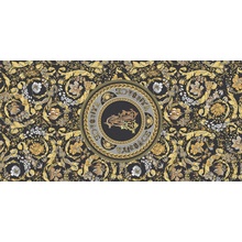 Versace Icons G0028347 Virtus Gala Black-Gold Декор 60x120 см, Италия, под обои  - фото 1 - фото 1