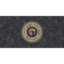 Versace Icons G0028345 Virtus Gala Black Декор 60x120 см, Италия, под обои  - фото 1 - фото 1