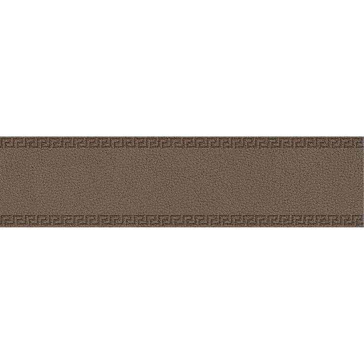 Versace Leatherwood 0017582 Cuir Chocolate nat 3D rett Бордюр 15x60 см, Италия, под кожу - фото 1 Versace Leatherwood 0017582 Cuir Chocolate nat 3D rett Бордюр 15x60 см, Италия, под кожу - фото 1
