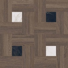 Versace Leatherwood 0020119 Chesterfield Ebony nat 3D rett Керамогранит 60x60 см, Италия, под дерево - фото 1 - фото 1