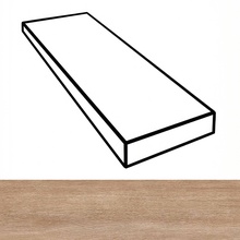 Versace Leatherwood 0020139 Honey DX nat 3D rett Угловая ступень 32x120 см, Италия, под дерево - фото 1 - фото 1