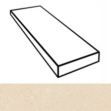 Versace V Stone 0020266 Gradone Ang DX Beige Lap rett Угловая ступень 32x120 см, Италия, под камень  - фото 1 - фото 1