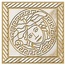 Versace Maximvs G0067842 Angolo Greca Sabbiato Calacatta Bright / Oro Lux Вставка 10x10 см, Италия - фото 1 Versace Maximvs G0067842 Angolo Greca Sabbiato Calacatta Bright / Oro Lux Вставка 10x10 см, Италия - фото 1
