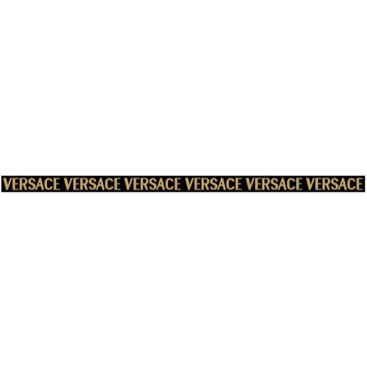 Versace Maximvs G0067720 Listello Firma Nero / Oro Lux Бордюр 2,7x60 см, Италия - фото 1