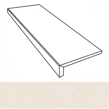 Versace V Stone 0020262 Gradone White Lap rett Ступень 32x120 см, Италия, под камень  - фото 1 - фото 1