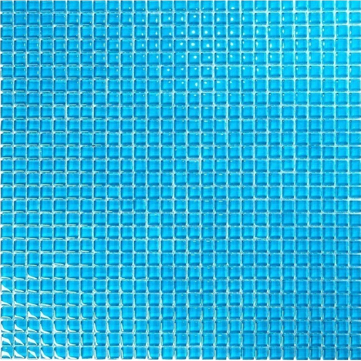 Vidromar Pure Color VPC-143 Голубая Мозаика 30x30 см, Испания, под мозаику - фото 1