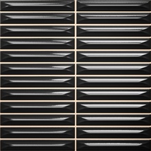 Vilar Albaro Arrow Black 1,5x10 Настенная плитка 20x20 см, Испания - фото 1 - фото 1